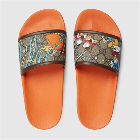 gucci donald duck slides